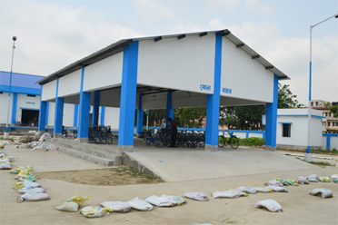 Open Market Shed,Banshihari Krishak Bazar